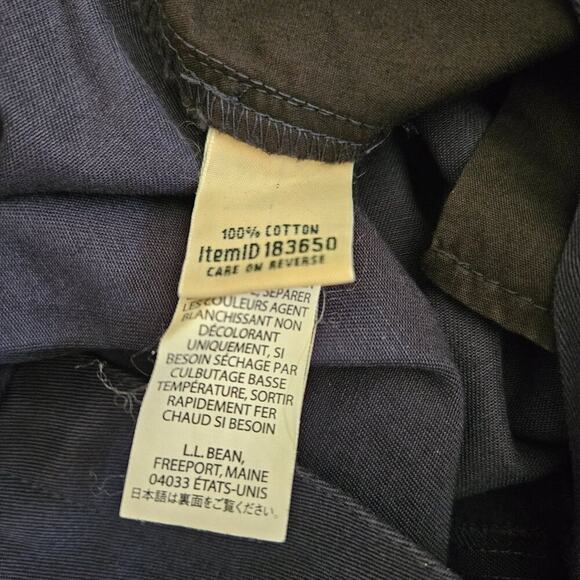 L.L. Bean Women's Wrinkle-Free Bayside Pants Ultra High-Rise- Navy- sz 20P -NIP - Picture 7 of 9